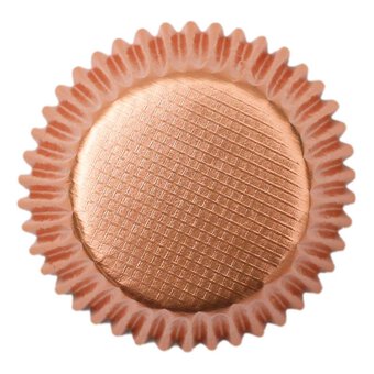 Rose Gold Cupcake Cases 50 Pack
