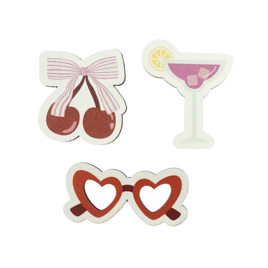 Bon Voyage Wooden Toppers 3 Pack image number 1