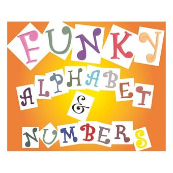 Funky Alphabet and Numbers Cutting Set