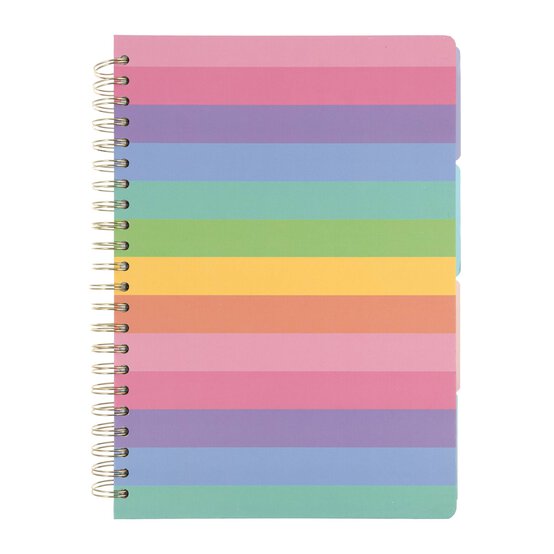 Rainbow Stripe Project Book A4 image number 1
