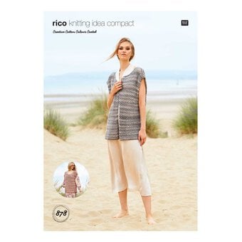 Rico Cotton Colour Coated Top and Cardigan Digital Pattern 878