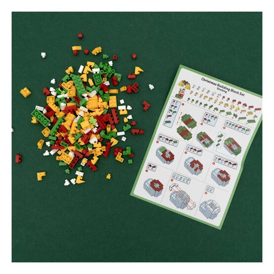Stocking and Bells Building Blocks Set 2 Pack image number 2