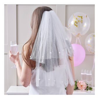 Create & Celebrate Veil with Hearts