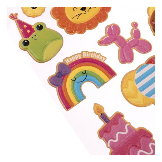 Party Animal Puffy Stickers  image number 3