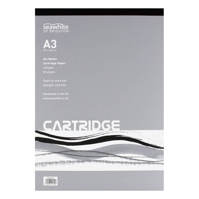 Seawhite All-Media Cartridge Paper Pad A3 image number 1