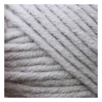 Women’s Institute Pale Grey Soft and Chunky Yarn 100g image number 2