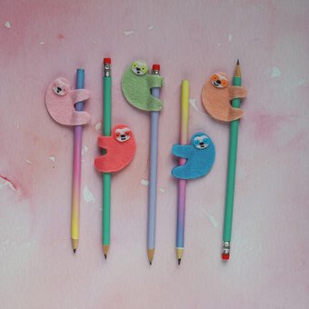 How to Make a Sloth Pencil Topper