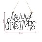 Black Metal Merry Christmas Sign 29cm  image number 4