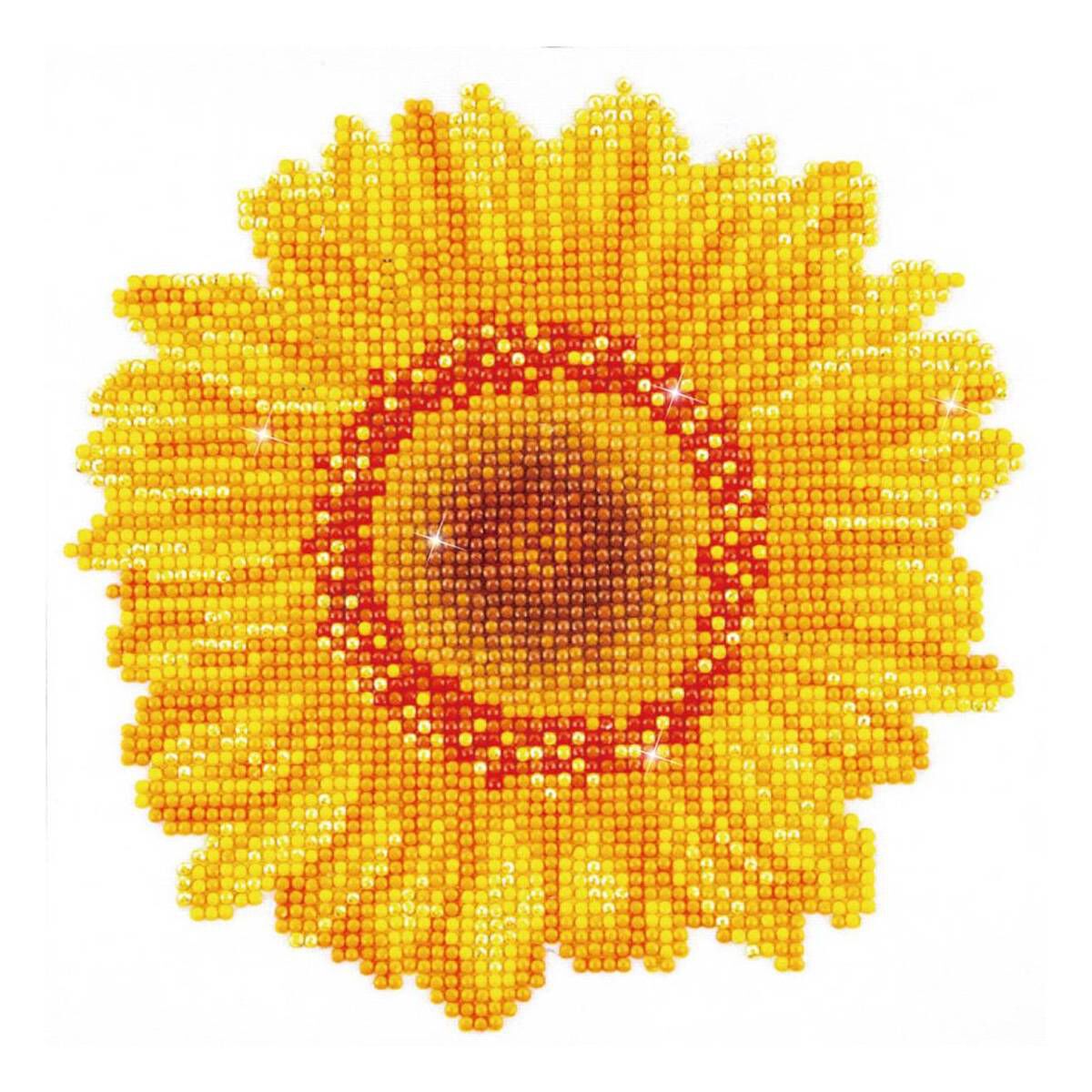 Diamond Dotz Happy Day Sunflower 20cm x 20cm | Hobbycraft
