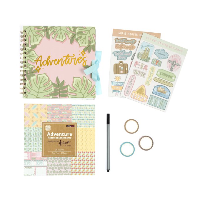 Artisan Adventure Papers and Sentiments Scrapbook Set image number 1