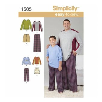 Simplicity Male Top and Trousers Sewing Pattern 1505