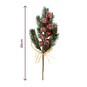 Wreath Pick with Leaves 30cm  image number 3