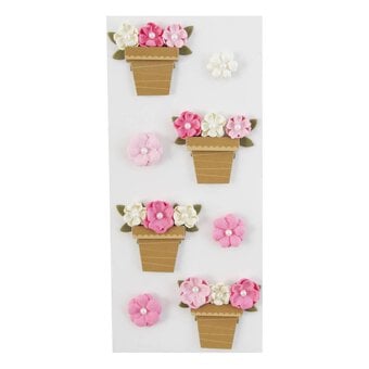 Flowerpots Card Toppers 8 Pack