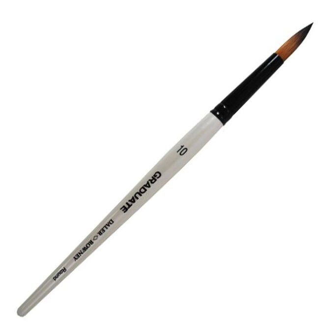 Daler-Rowney Round Graduate Brush Size 10 White image number 1