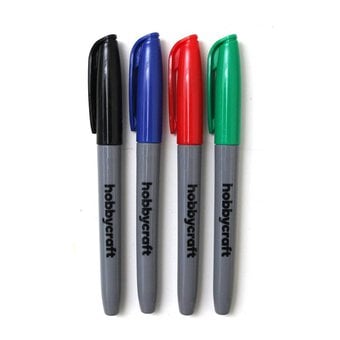 Classic Permanent Markers 4 Pack
