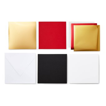 Cricut Royal Flush Foil Insert Cards 4.75 x 4.75 Inches 14 Pack