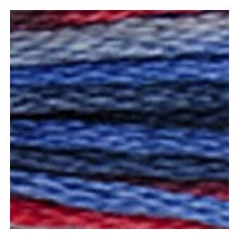 DMC Blue and Red Coloris Mouline Cotton Thread 8m (4512)