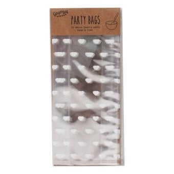 Ginger Ray White Heart Treat Bags 10 Pack