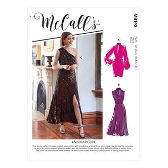McCall’s Nolita Dress Sewing Pattern M8142 (16-24)