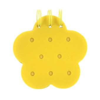 Mini Yellow Flower Charm Notebook