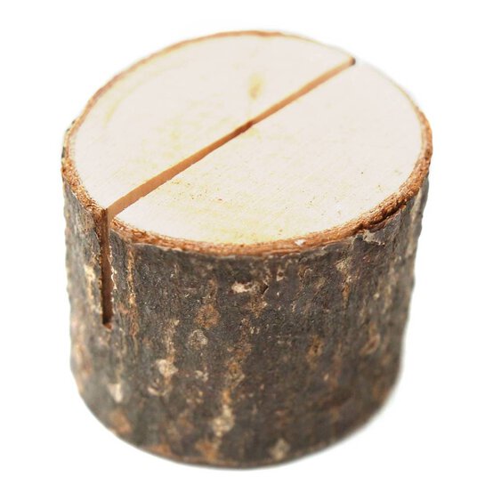 Mini Log Place Card Holders 5 Pack image number 2