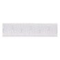 White Butterfly Organdie Ribbon 25mm x 3m image number 2
