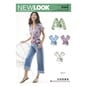 New Look Women's Wrap Around Tops Sewing Pattern 6560 image number 1