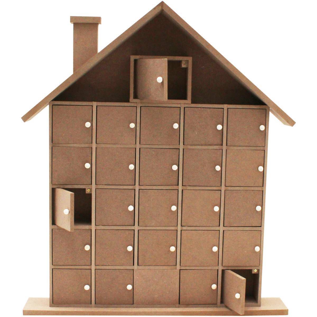 Wooden House Advent Calendar Hobbycraft Wooden House Advent Calendar Hobbycraft