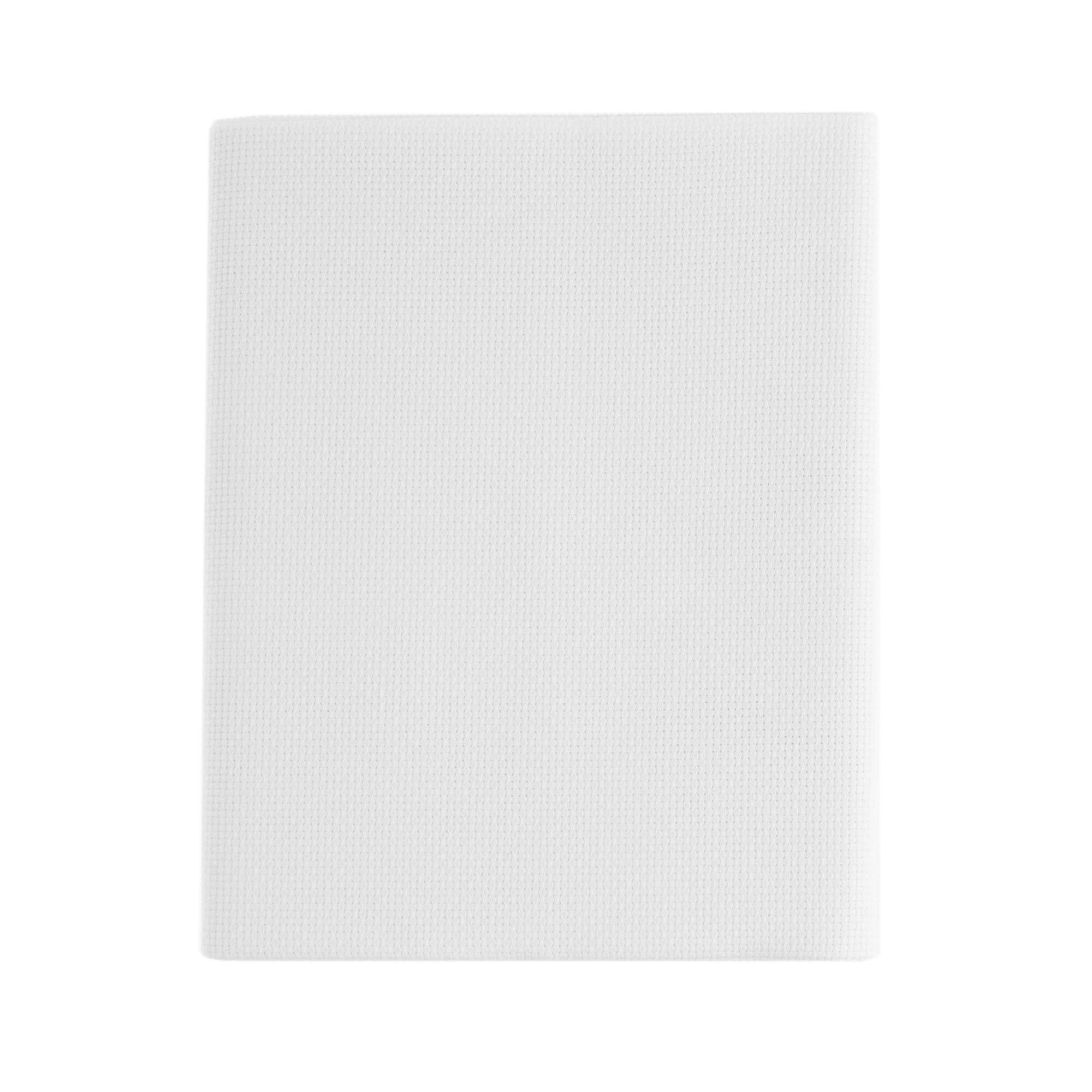 White 16 Count Aida Fabric 76cm x 91cm Hobbycraft