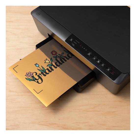 Cricut Gold Printable Vinyl A4 10 Pack image number 2