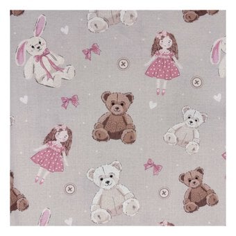 Toybox Treasures Heirloom Toys Cotton Fabric by the Metre