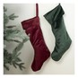 Red Velvet Christmas Stocking image number 2