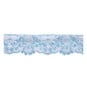 Light Blue 35mm Floral Nylon Lace Trim by the Metre image number 1