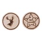 Reindeer and Sentiment Wooden Toppers 2 Pack image number 1