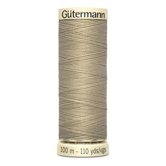 Gutermann Beige Sew All Thread 100m (131) image number 1