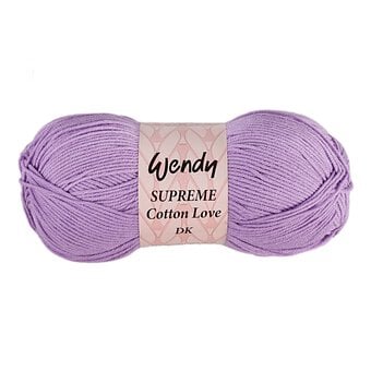 Wendy Lavender Supreme Cotton Love DK Yarn 100g 