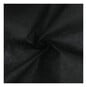 Black Medium Weight Interfacing Fabric by the Metre  image number 1