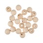 Trimits Round Wooden Craft Beads 25mm 50 Pack  image number 1