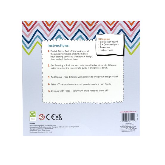 Yarn Rainbow Painting Kit image number 5