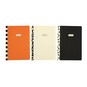 Black, White and Orange Notebook Set A5 3 Pack image number 4