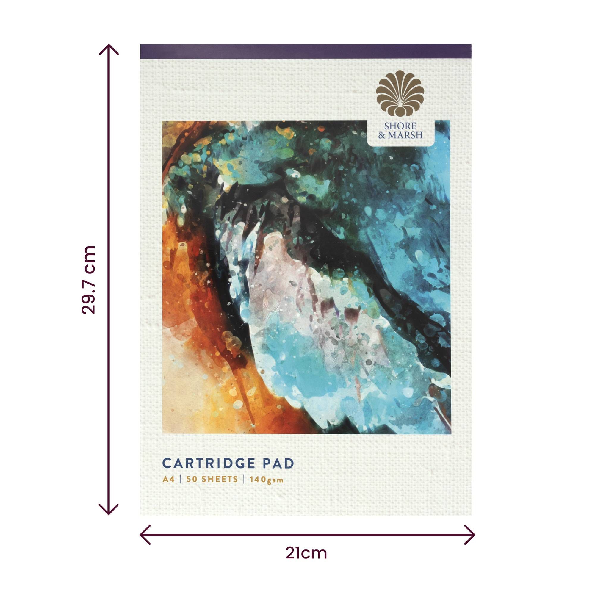 Marsh Ink Pad Shore & Marsh Cartridge Pad A4 50 Sheets | Hobbycraft