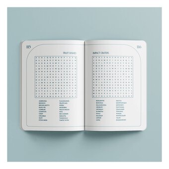 Faux Suede Word Search Book