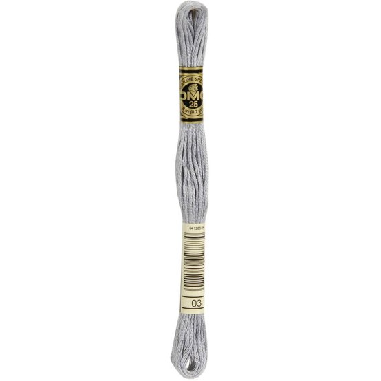 DMC Grey Mouline Special 25 Cotton Thread 8m (003) image number 3