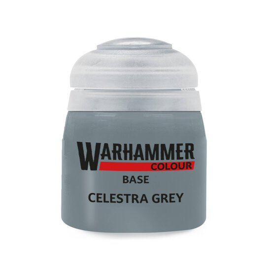 Warhammer Celestra Grey Base Paint 12ml image number 1