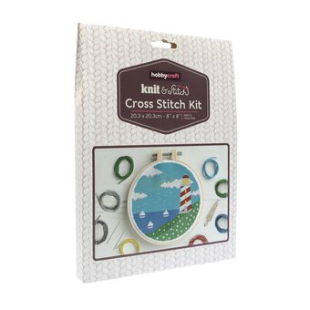 Lighthouse Cross Stitch Kit 20cm