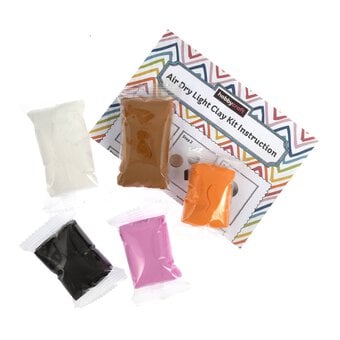 Sweet Bunny Air Dry Light Clay Kit