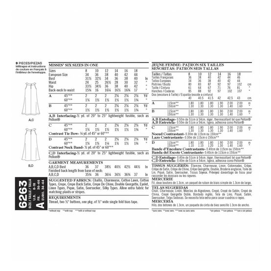 New Look Women's Dress Sewing Pattern 6263 image number 2