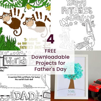 4 FREE Downloadable Projects for Father's Day