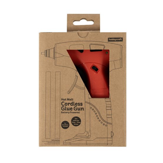 Red Hot Melt Cordless Glue Gun image number 5