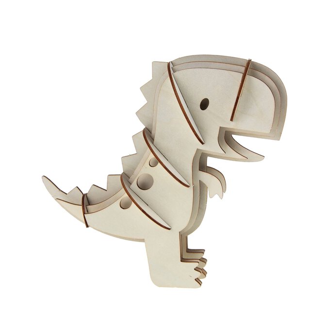 Large 3D Wooden Dinosaur Puzzle Hobbycraft